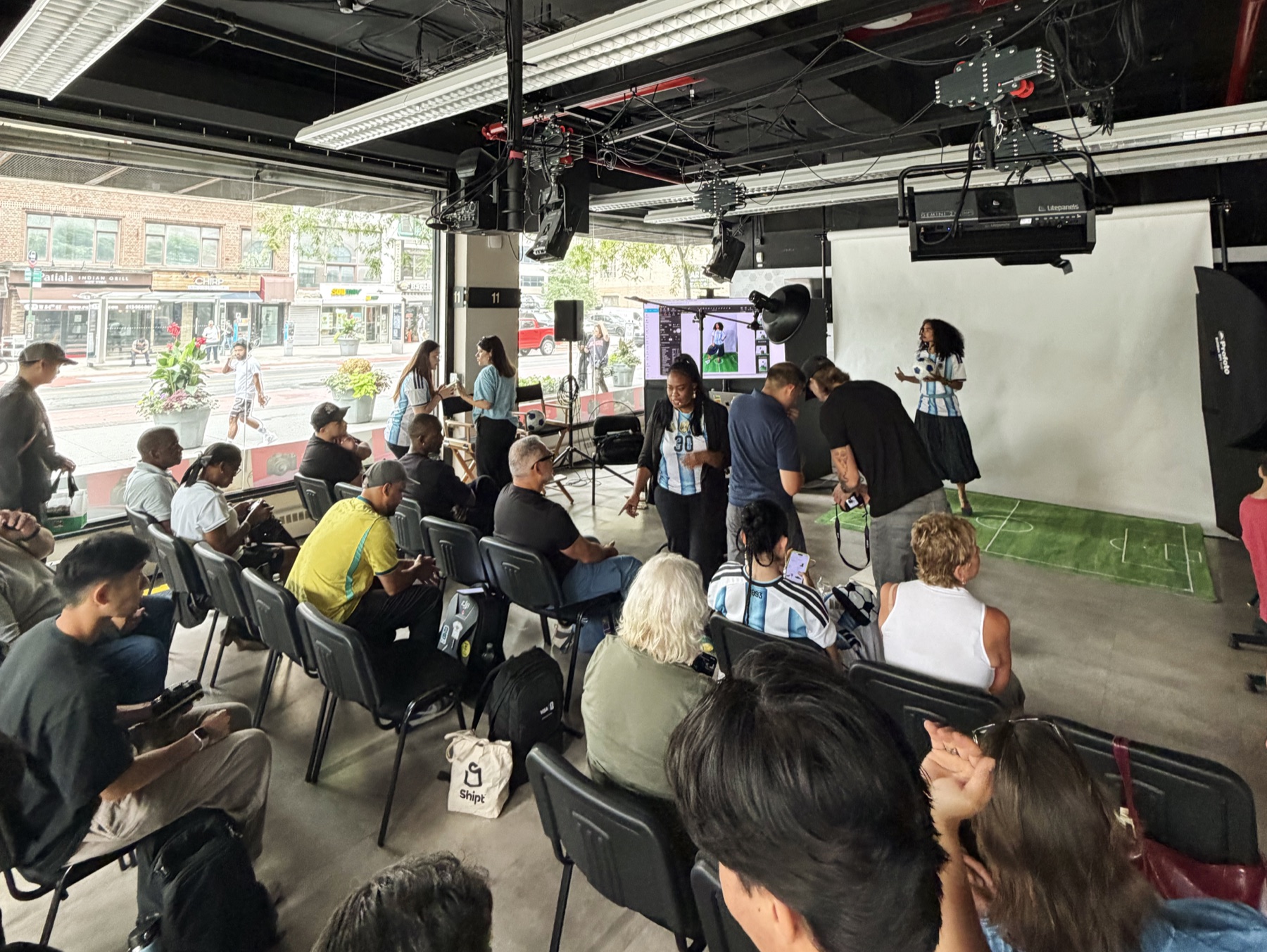 Audience attending the educational photography program