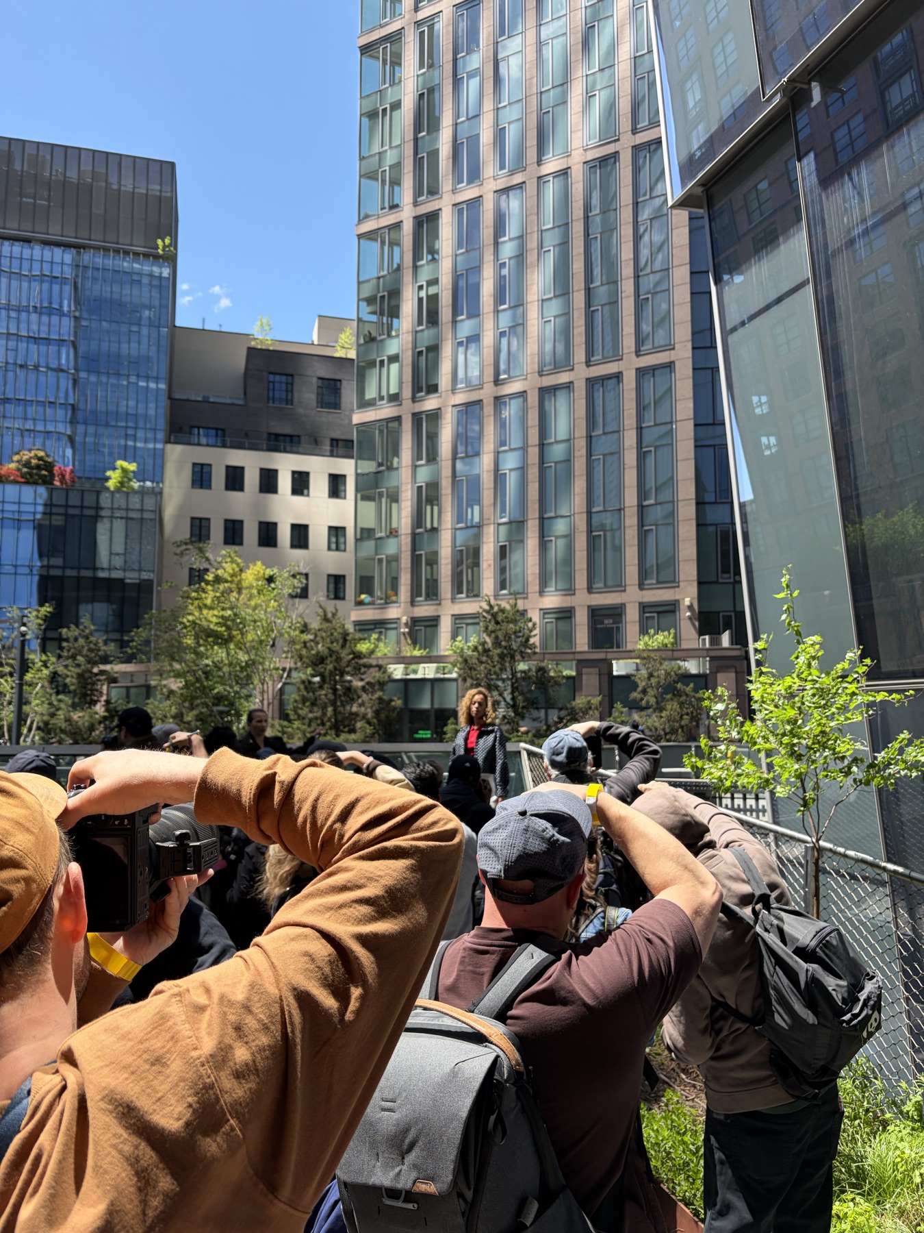 Photography instruction on the High Line